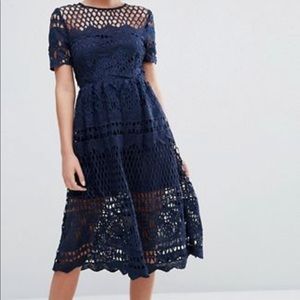 Navy ASOS dress